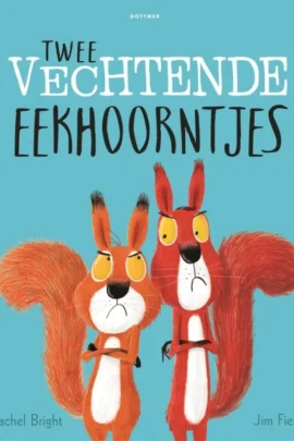 Twee vechtende eekhoorntjes