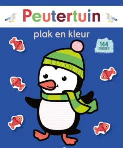 Plak en kleur Dino's