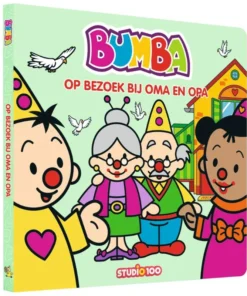 kartonboek - Op bezoek bij oma en opa