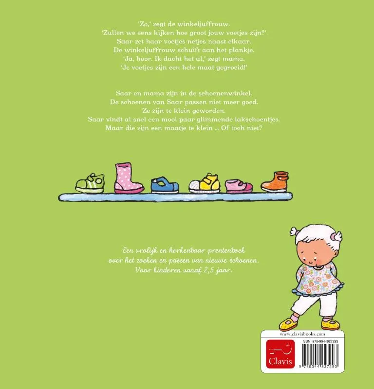 Saar krijgt nieuwe schoenen | 9789044827293 Saar krijgt nieuwe schoenen - Afbeelding 2