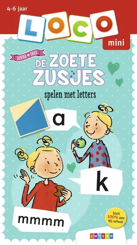 De Zoete Zusjes spelen met letters 4-6 jaar | 9789048755264 De Zoete Zusjes spelen met letters 4-6 jaar
