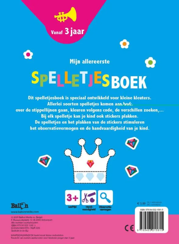 Mijn allereerste spelletjesboek 2+ | 9789403215815 Mijn allereerste spelletjesboek 2+ - Afbeelding 2