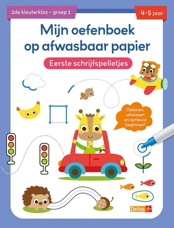 Eerste schrijfspelletjes 4-5 jaar | 9789044763317 Eerste schrijfspelletjes 4-5 jaar