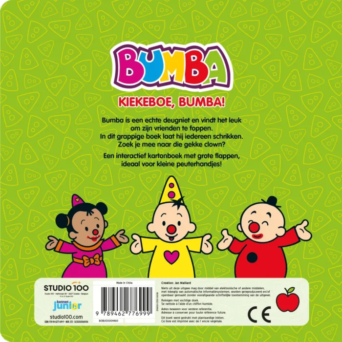 kartonboek - Kiekeboe, Bumba! - Afbeelding 2