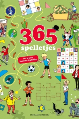 365 spelletjes met al jouw favoriete stripfiguren
