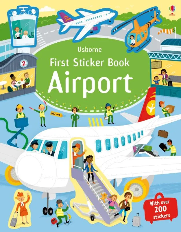 First Sticker Book Airport | 9781409587507 First Sticker Book Airport
