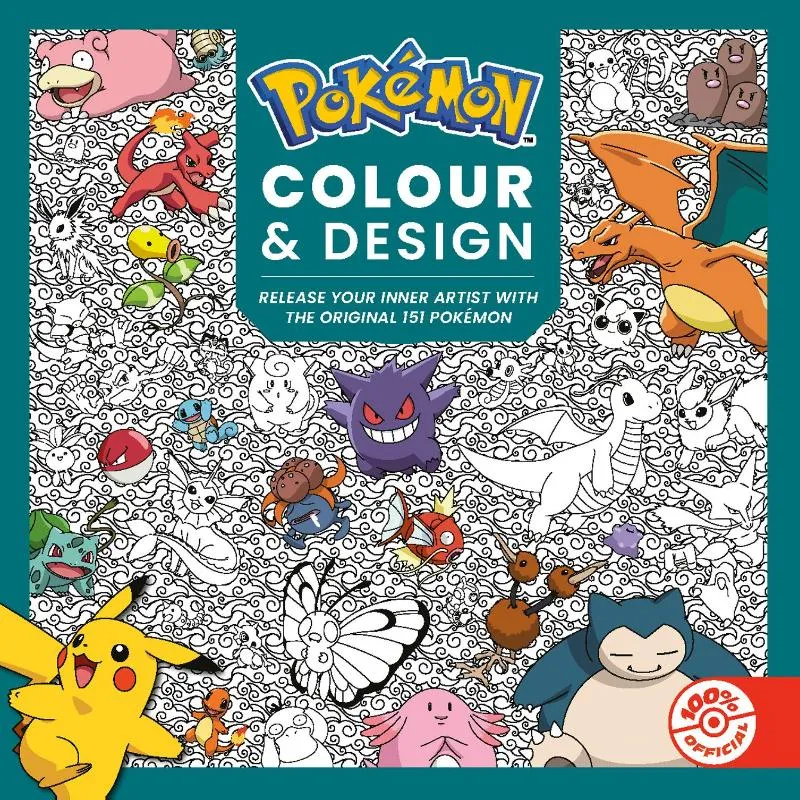 Pokemon Colour and Design | 9780008775575 Pokemon Colour and Design