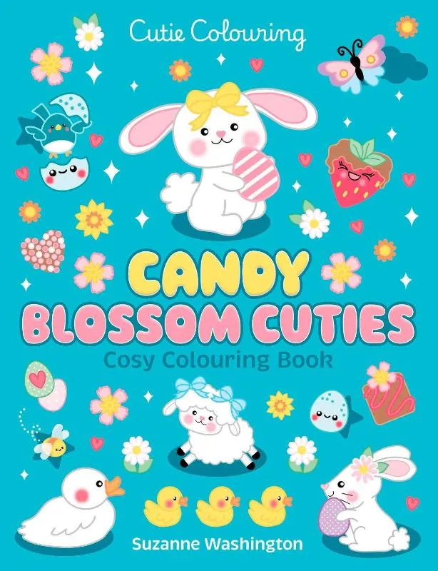 Candy Blossom Cuties Cosy Colouring Book | 9780702344503 Candy Blossom Cuties Cosy Colouring Book