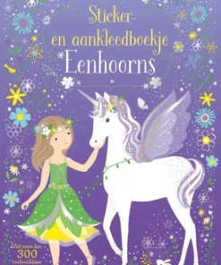 Sticker- en aankleedboekje Eenhoorns