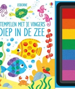 Stempelen met je vingers Diep in de zee