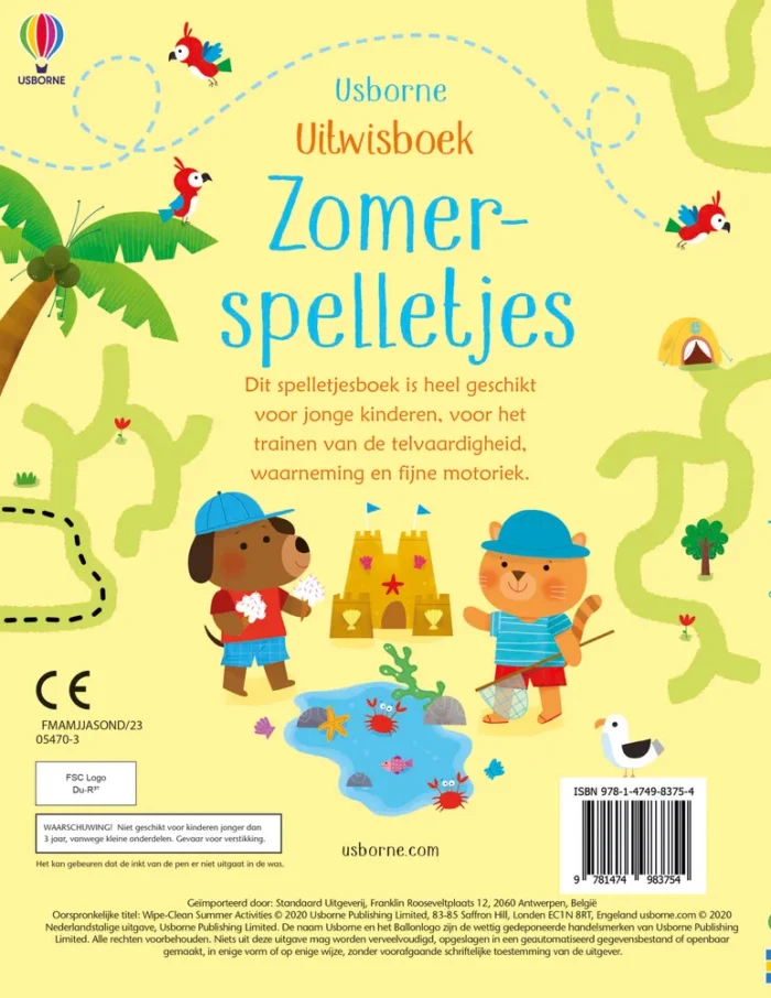 Uitwisboek Zomerspelletjes - Afbeelding 2