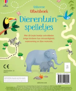 Uitwisboek Dierentuinspelletjes | 9781474995894 Uitwisboek Dierentuinspelletjes | 9781474995894
