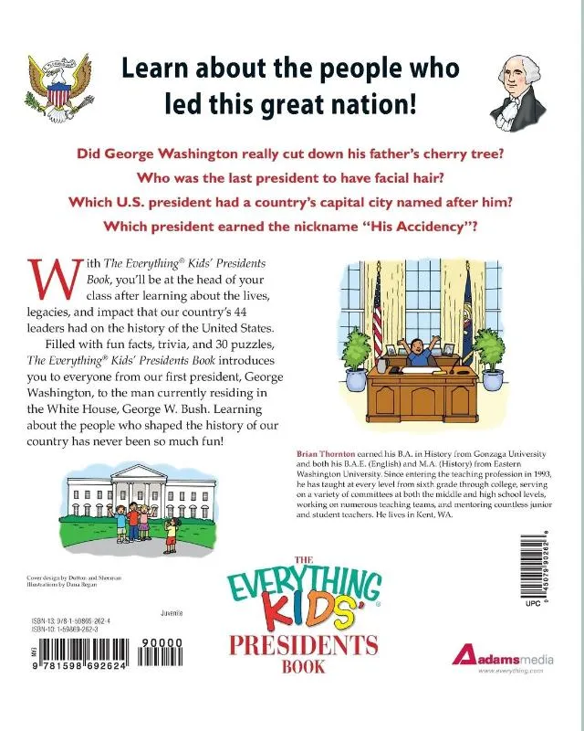 The Everything Kids' Presidents Book | 9781598692624 The Everything Kids' Presidents Book - Afbeelding 2