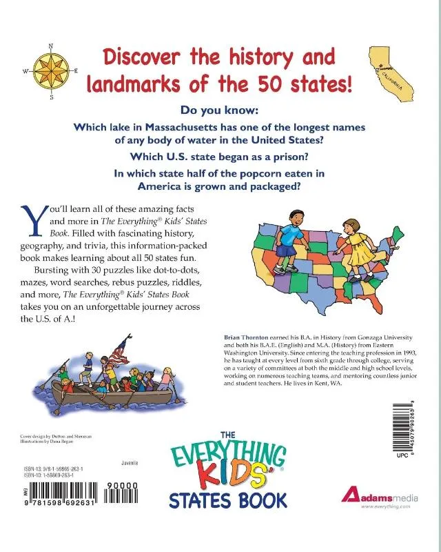 The Everything Kids' States Book | 9781598692631 The Everything Kids' States Book - Afbeelding 2