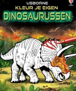 Kleur je eigen dinosaurussen