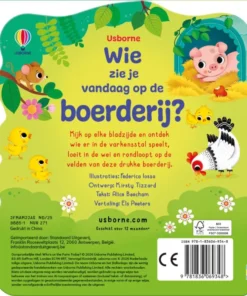 Wie zie je vandaag op de boerderij? | 9781836069348