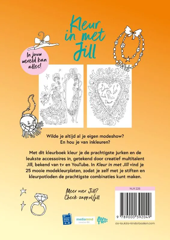 Kleur in met Jill | 9789000392049 Kleur in met Jill - Afbeelding 2