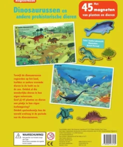 Magneetboek Dinosaurussen (en andere prehistorische dieren) | 9789002276132