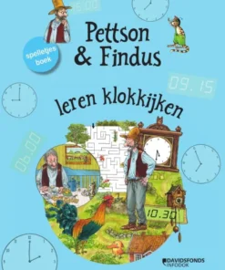 Pettson en Findus leren klokkijken
