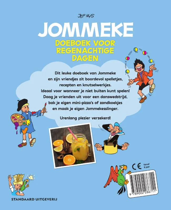 Jommeke Doeboek voor regenachtige dagen | 9789002286711 Jommeke Doeboek voor regenachtige dagen - Afbeelding 2