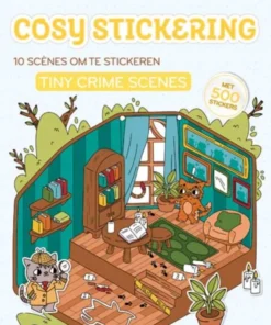 Cosy stickering: Tiny crime scenes