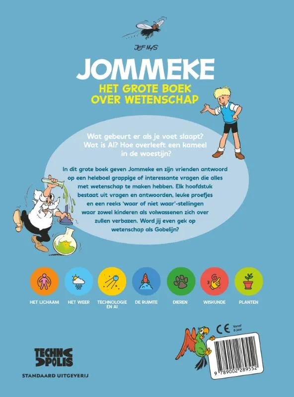 Jommeke Het grote boek over de wetenschap | 9789002289552 Jommeke Het grote boek over de wetenschap - Afbeelding 2