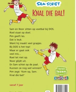 Alternative view of Sam schiet. Knal die bal!