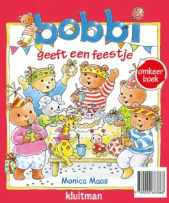 Alternative view of Omkeerboek. Gefeliciteerd, lieve Bobbi/Bobbi geeft een feestje