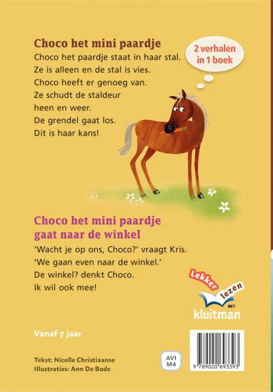 Choco het mini paardje & Choco het mini paardje gaat naar de winkel | 9789020693393 Choco het mini paardje & Choco het mini paardje gaat naar de winkel - Afbeelding 2