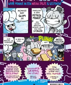 Bunnie vs Monkie en de robotravage | 9789025780036