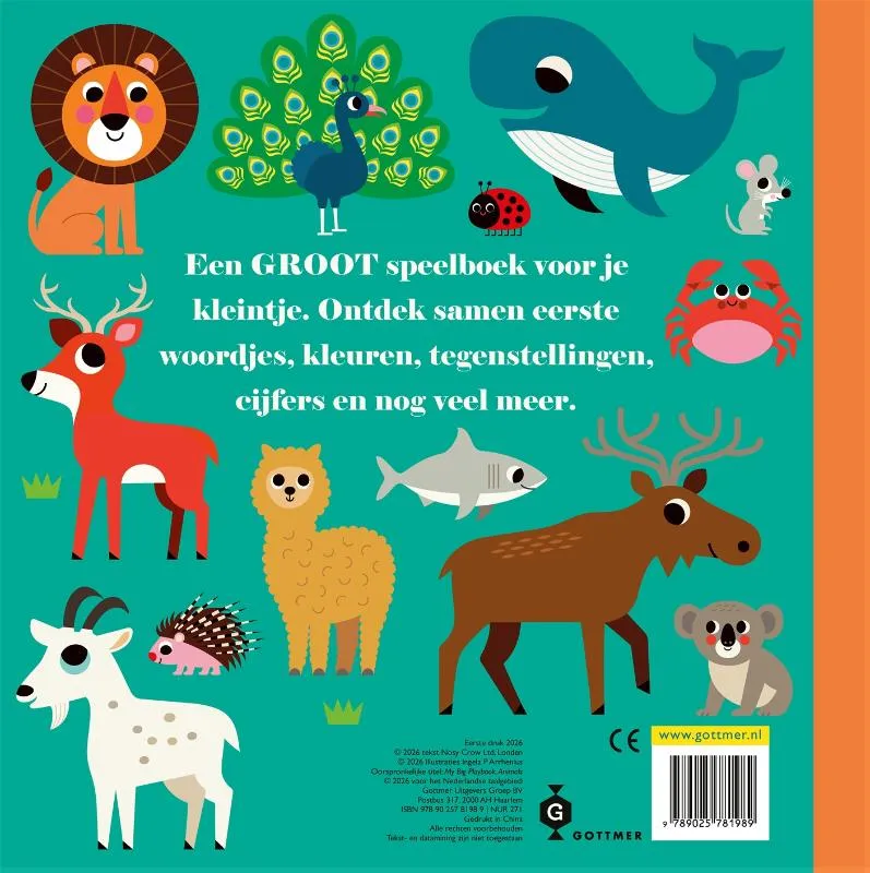 Mijn grote speelboek Dieren | 9789025781989 Mijn grote speelboek Dieren - Afbeelding 2