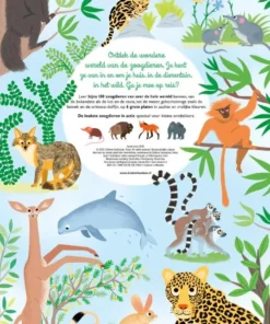 Mijn grote reis om de wereld ZOOGDIEREN | 9789025879952