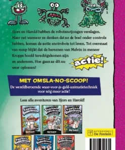 Alternative view of Kapitein Onderbroek en de knotsgekke knokpartij met de robotsnotjongen deel 2: Deel 2. Mot met de zotte snotrobots