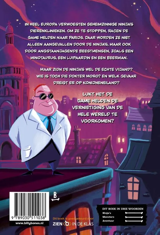 Game Helden tegen de ninja's | 9789030511038 Game Helden tegen de ninja's - Afbeelding 2