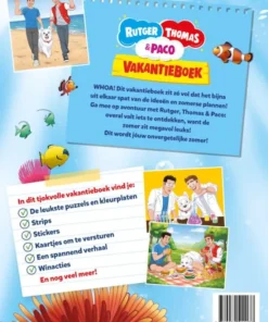 Het vakantieboek van Rutger, Thomas en Paco | 9789030511137