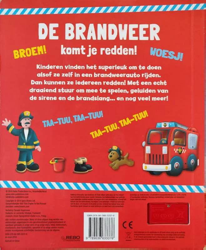De brandweer komt je redden | 9789036633376 De brandweer komt je redden - Afbeelding 2