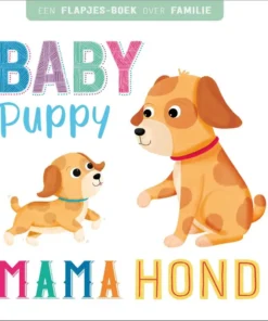 Baby puppy, mama hond