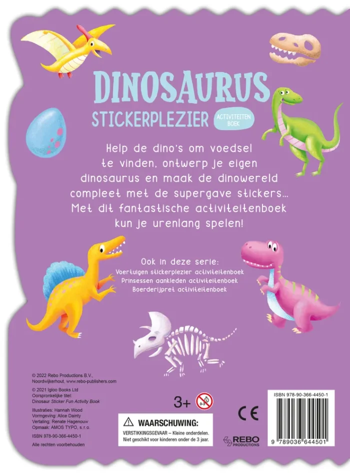 Dinosaurus stickerplezier - Afbeelding 2