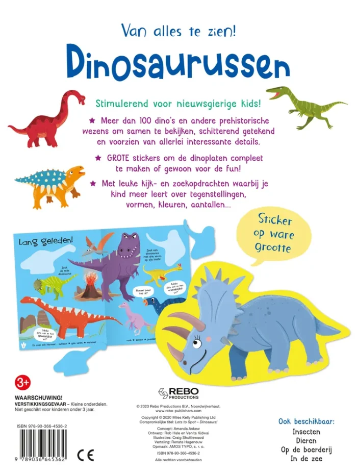 Van alles te zien! Dinosaurussen - Afbeelding 2