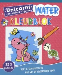 Waterkleurblok Unicorns