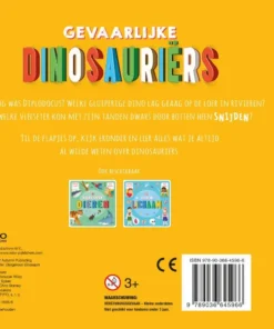 Alternative view of Flapjesboek Gevaarlijke dinosauriërs - Meer dan 60 flapjes!