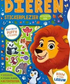 Dieren Stickerplezier activiteitenboek - Boordevol puffy stickers