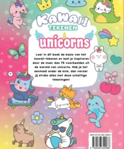 Alternative view of Kawaii tekenen unicorns & friends