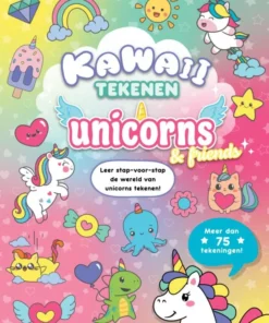 Kawaii tekenen unicorns & friends