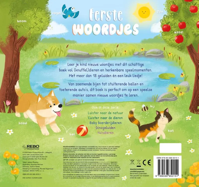 Eerste woordjes - Met meer dan 50 woorden | 9789036650151 Eerste woordjes - Met meer dan 50 woorden - Afbeelding 2