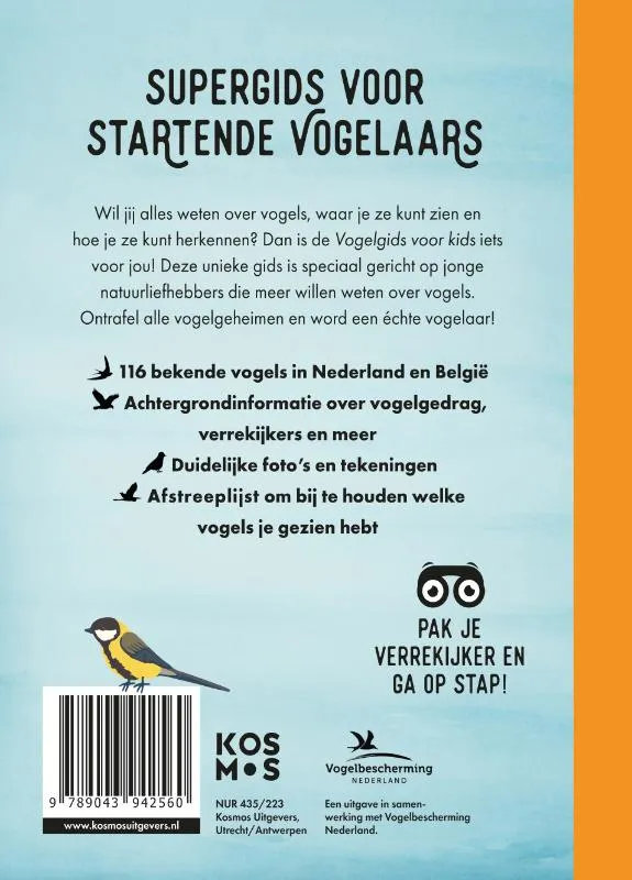 Vogelgids voor kids | 9789043942560 Vogelgids voor kids - Afbeelding 2