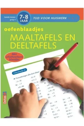 Oefenblaadjes maaltafels en deeltafels (7-8 j.)
