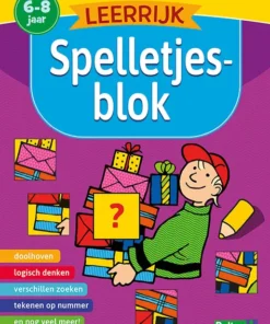 Leerrijk spelletjesblok 6-8 jaar