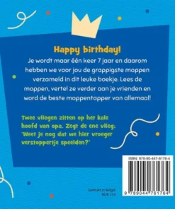 Alternative view of Hoera, 7 jaar! Moppenboek