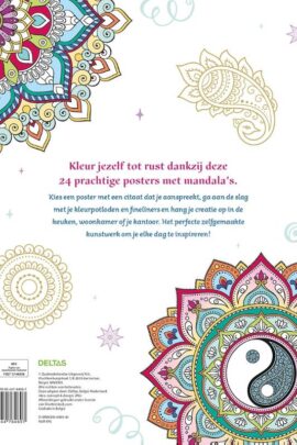 Alternative view of Mandala posters om in te kleuren